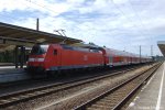 146 128-0 mit dem (RE 4878) von Braunschweig Hbf nach Bielefeld Hbf in Braunschweig.