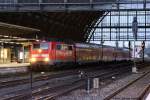 111 085 mit der RB Verden-Bremen Vegesack am 11.02.2011 in Bremen HBF.