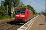 146 105-2 als Tfzf mit dem Hinweis  Nicht einsteigen  in der Zielanzeige
(Bremen-Sebaldsbrück, 10.06.2015)