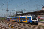 440 225 der Regio-S-Bahn Bremen erreicht als RS2 von Bremerhaven-Lehe nach Twistringen den Bremer Hauptbahnhof. Fotografiert am 04.06.2022.