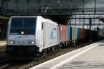 185 676-4 bei der Durchfahrt in Bremen 11.3.2011