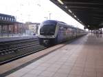 ET 440 219 der Nordwestbahn fhrt am 03.03.2013 mit einer RS1 nach Bremen-Farge aus dem Bremer Hauptbahnhof.