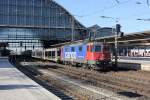 421 377 3 bei der Durchfahrt in Bremen Hauptbahnhof in Richtung Sden.