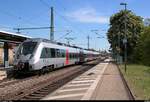1442 807 (Bombardier Talent 2) der S-Bahn Mitteldeutschland (MDSB II | DB Regio Südost) als RE 16110 (RE13) von Leipzig Hbf nach Dessau Hbf erreicht den Bahnhof Delitzsch unt Bf auf der Bahnstrecke Trebnitz–Leipzig (KBS 251). [5.5.2018 | 15:36 Uhr]