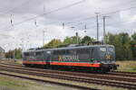 HECTORRAIL 162.007  Beckert  (91 80 6151 134-4 D-HRDE) und 162.006  Hauser  (91 80 6151 066-6 D-HRDE) pausierten am 11.10.2024 in Döbeln Hbf.