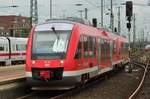 640 018-7 und 640 014-6 erreichen am 18.8.2017 als RB43 (RB14668)  Emschertal-Bahn  von Dorsten den Dortmunder Hauptbahnhof.