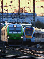 Die Elektrolokomotive 193-436 war Ende Oktober 2024 am Hauptbahnhof in Dortmund zu sehen.