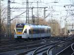 BR 428 der Eurobahn bei der Einfahrt in den Dortmunder Hauptbahnhof am 25.1.2009