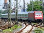 101 063-6 bei der Einfahrt in den Dortmunder Hauptbahnhof am 17.5.2009