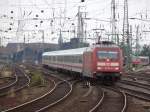 101 134-5 bei der Einfahrt in den Dortmunder Hauptbahnhof 28.6.2009