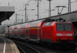 Kurzer Ausflug nach Dortmund: 146 018 steht abfahrbereit mit ihrem Re 1 nach Aachen im dortmunder Hbf