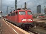 115 448 steht am abend des 17.07.2007 mit dem nz 301 nach mailand abfahrbereit in dortmund hbf