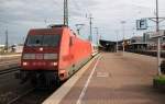 Hier fährt 101 602 mit IC 2156 nach Düsseldorf am 21.12.13 aus dem Dortmunder Hbf aus.