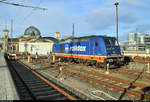 076 109-2 der Raildox GmbH & Co. KG ist im östlichen Gleisvorfeld von Dresden Hbf abgestellt.
[8.12.2018 | 11:22 Uhr]