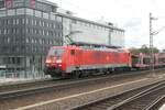 ein leerer Auto-Transportzug Richtung Tschechien, gezogen von der 189 061 im September 2024 