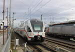 DB 4109 (93 85 4110 109-4 CH-DB) als Lr nach Dresden Reick, am 14.02.2024 in Dresden Hbf.