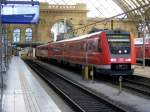 612 472/972 und ein weiterer 612 als IRE nach Nrnberg am 15.11.2008 in Dresden Hbf.