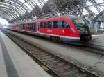 Hie ist die RB 17673 zu sehen. Die 2 Desiros stehen zur Abfahrt nach Grlitz bereit. Aufnahme: Dresden Hauptbahnhof 04.06.2010