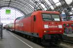 Bis zur Zulassung der eingeplanten Talent 2 Triebzge fahren nun auch beim RE 50 Dresden - Leipzig Lokomotiven der BR 145.