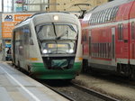 VT26 als TLX2 nach Zittau am 22.09.2016 auf dem Dresdener Hauptbahnhof.