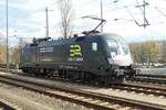 MRCE 182 598 abgestellt in Dresden Hauptbahnhof, fotografiert am 30.03.2023