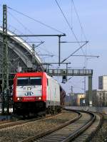 E 186 181-4 der ITL durchfhrt am 21.3.2009 Dresden Hbf.