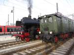 Am Abend des 21.03.09 werden die Sonderzge zum Dampfloktreffen im Bw Dresden Altstadt auf dem Dresdner Hauptbahnhof fr die Heimreise zusammengebaut.