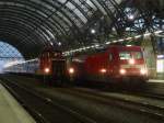 101 006-5 hat sich soeben in Dresden Hbf an den EC 170 Budapest-Keleti pu - Berlin Hbf(tief) gesetzt.