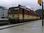 371 002-7 der Ceske Drahy bespannte am 17.10.2009 den EuroCity173  Vindobona  von Dresden Hbf.