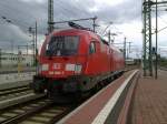 Br 182 006 7 rangiert am 30.07.2010 in Dresden Hauptbahnhof.