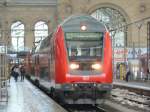 Die S3 nach Freiberg steht bereit im Dresdner HBF.