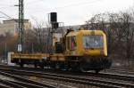 5.2.2013 Dresden Hbf. KLeinwagen bei der Durchfahrt.