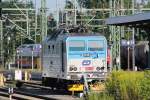 BR 371 der tschechischen Staatsbahn CD, abgestellt auf einem Stumpfgleis im Dresdener Hbf am 6.8.13