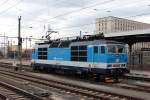 371 001-9 steht in Dresden Hbf und wartet auf den nächsten EC den Sie dann in Richtung Tschechische Republik bringen wird.