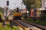 Ja wer baggert so spt noch am Baggerloch, das ist Bodo mit dem Bagger und der baggert noch sang einst Mike Krger......in dem Fall der Liebherr 900 bei Gleisbauarbeiten am Sonntag den 2.September 2012 im Bahnhof Dlken an der Kbs 485.