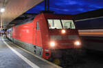 DB Fernverkehr 101 083, IC 2012 Oberstdorf nach Dortmund, Düsseldorf Hbf, 1.1.2024