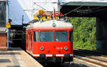 Turmtriebwagen 701 099-4 am Bahnhof von Düsseldorf Unterrath.