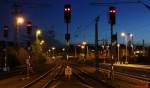 Abendstimmung im Düsseldorfer Hauptbahnhof am 24.10.2013