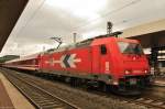 185 582-4 von  HGK  mit Pilgersonderzug von Lourdes (Frankreich) in Duisburg Hbf am 01.06.13.