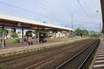 Der Bahnsteig 3 in Eisenach am 05.07.2024.