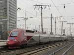 Thalys PBKA 4305 von Paris am 28.12.2012 in Essen Hbf.