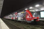 422 073 der S-Bahn Rhein-Ruhr mit neuer Adidas Vollwerbung im Essener Hbf am 13.12.16
