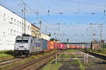 386 011 fährt in Falkenberg durch in Richtung Riesa.

Falkenberg 23.09.2024