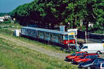  Buletten-Susi  - ex Steuerwagen 276 076 der Berliner S-Bahn - am 06.06.1997 am Bf. Falkensee.