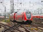 DB Regio Bombardier Twindexx 445 048 am 06.01.24 in Frankfurt am Main Hauptbahnhof vom Bahnsteig aus fotografiert