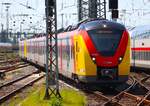 HLB Alstom Coradia Continental 1440 xxx am 11.05.24 in Frankfurt am Main Hbf.