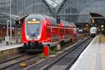 DB Regio Bayern Bombardier Twindexx 445 065 am 07.12.24 in Frankfurt am Main Hbf vom Bahnsteig aus per Telezoom fotografiert