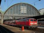 218 479-4 mit RE 15058 / 15688 Frankfurt(Main)Hbf - Glauburg-Stockheim / Nidda in Frankfurt Hbf.