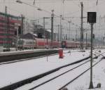 Abstellgruppe in Frankfurt (M) Hbf; 22.12.2010