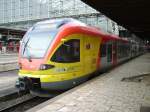 Ein HLB Flirt in Frankfurt am Main Hbf am 13.02.11